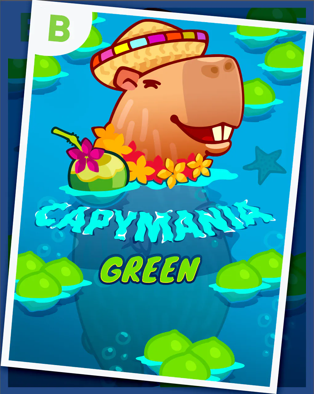 Capymania Green - SPACEMANSLOT88